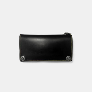575 Leather Wallet #063 LT Horse Strips Special black/natural