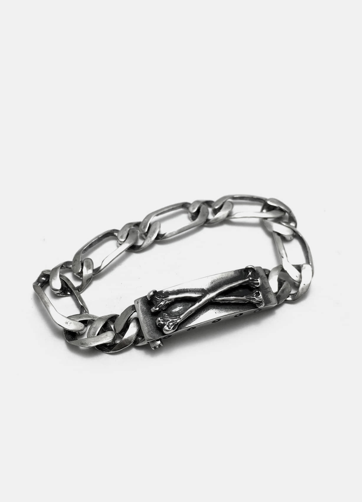 Crossbone Silver Bracelet Ver02